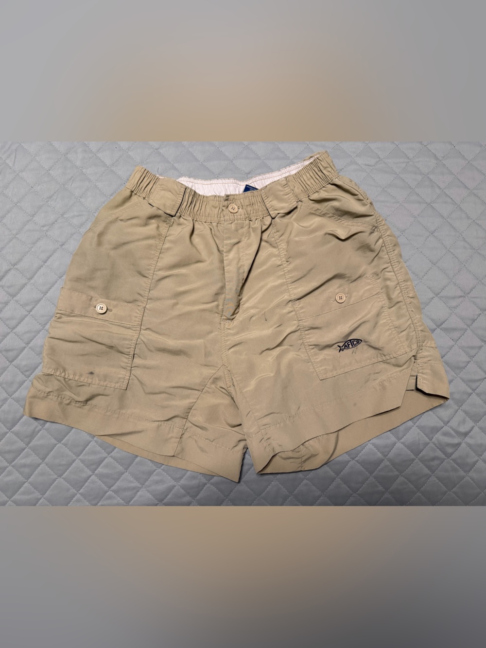 Aftco Original Fishing Shorts - Khaki